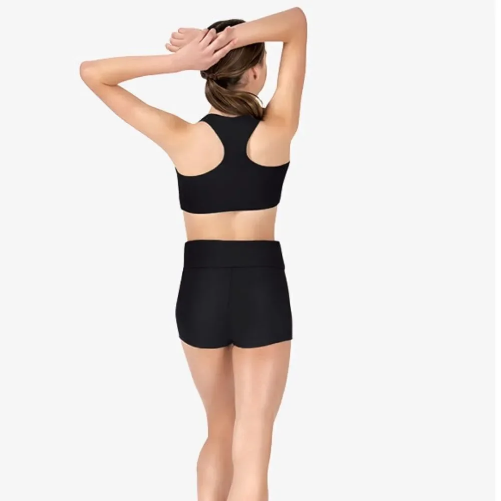 Baltogs High Waist Compression Dance Shorts Women’s Gym Yoga Athletic Black